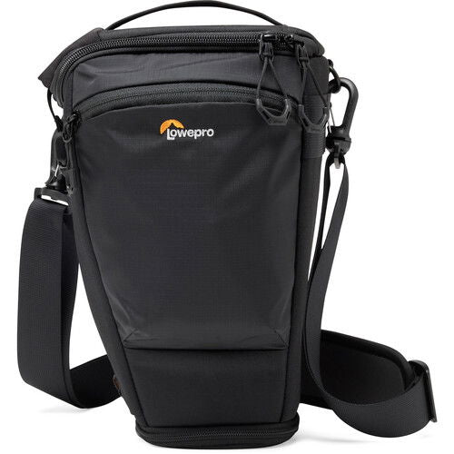 Geantă foto Lowepro Protactic TLZ 75 AW II neagră, cu buzunar frontal și curea umăr