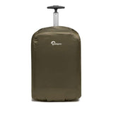Olive protective cover for rolling camera backpack with telescoping handle