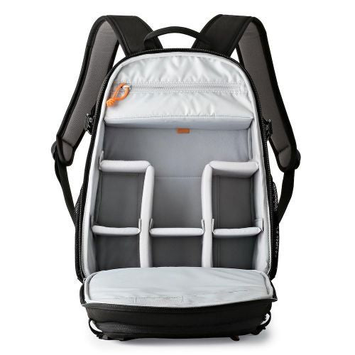 Tahoe BP 150 photo backpack interior with padded camera dividers and top pocket