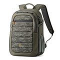 Tahoe BP 150 photo backpack in green camo with front zip pocket
