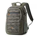 Tahoe BP 150 photo backpack in green camo with front zip pocket