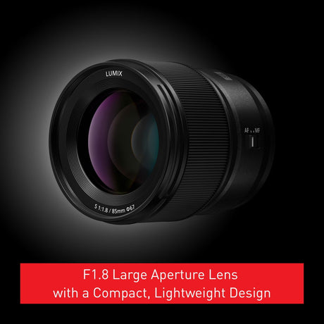 Panasonic Lumix S 85mm f 1.8 obiectiv foto montura L - View 3