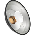 Beauty dish XL 20 with gold reflector insert and black outer rim