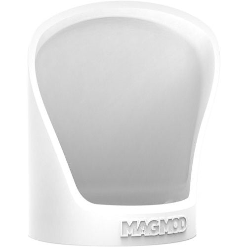 White flash diffuser with logo base