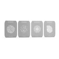 MagMask pattern set with four gray filters: Blossom, Scatter, Flare, Bubble