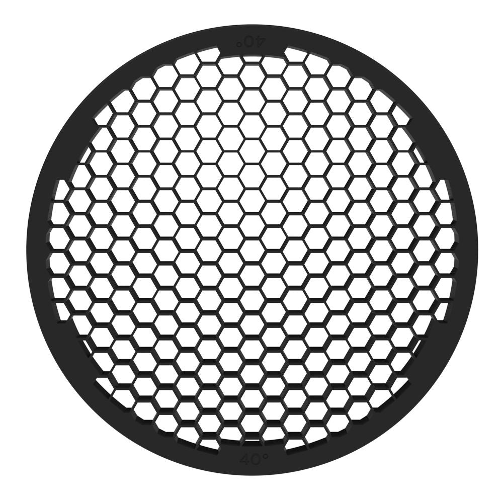MagGrid XL 40 honeycomb light-shaping grid, black circular mesh insert for MagMod