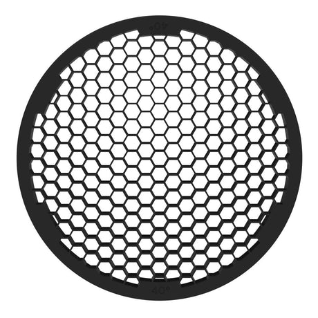 MagGrid XL 40 honeycomb light-shaping grid, black circular mesh insert for MagMod