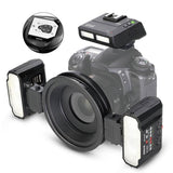 MeiKe MK-MT24C Blit Macro Twin pentru Canon - View 1