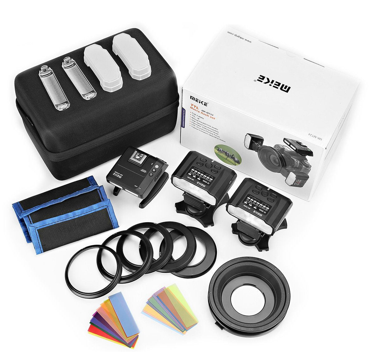 MeiKe MK-MT24N Blit Macro Twin pentru Nikon - View 3