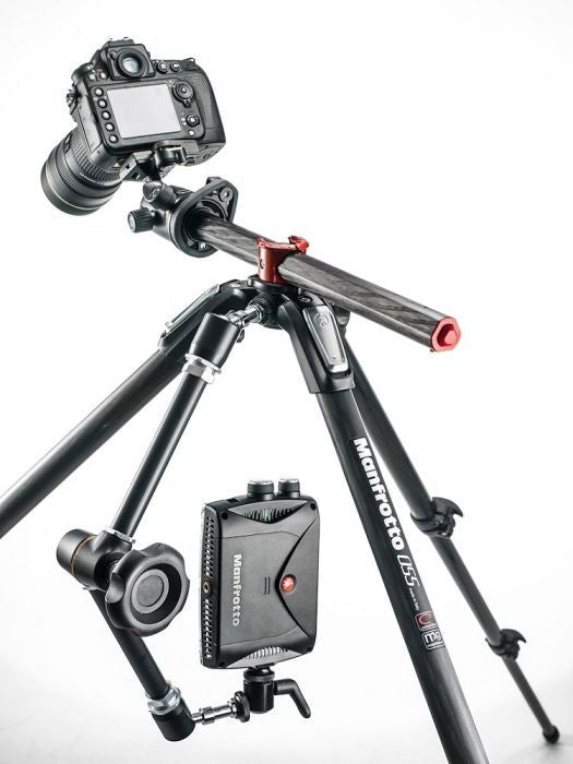 Trepied foto Manfrotto cu cap 3Way, cameră montată pe capul reglabil