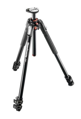 Trepied foto Manfrotto cu picioare extensibile și bază centrală cu mecanism metalic