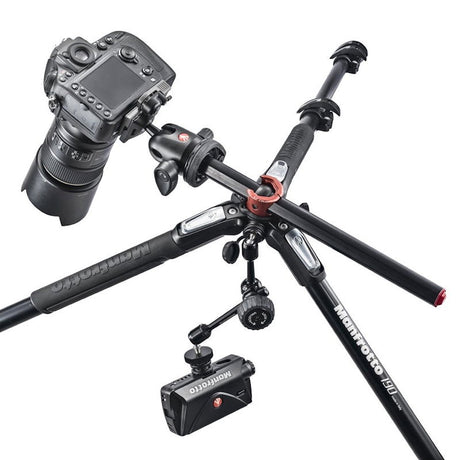 Manfrotto 190XPRO4-3W trepied foto cu cap 3Way - View 5