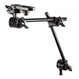 Brat articulat pentru cameră, adaptor inclus, negru