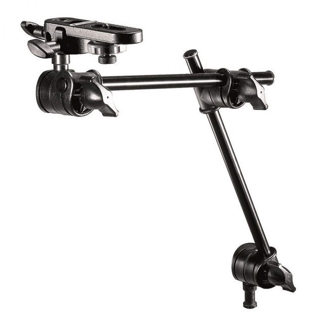 Brat articulat pentru cameră, adaptor inclus, negru