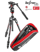 Manfrotto Befree Live Kit Trepied Video Carbon Twist - View 1
