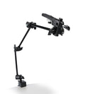 Braț articulat pentru cameră cu adaptor și menghina, suport negru