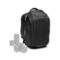 Manfrotto Compact III camera backpack, dark gray/black, front zip and carry handle