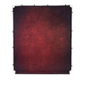 Crimson fabric photography backdrop with frame clips, 2 x 2.3m size
