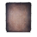 2x2.3m dark walnut photo backdrop cloth with hanging clips and reinforced edge
