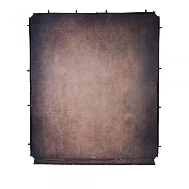 2x2.3m dark walnut photo backdrop cloth with hanging clips and reinforced edge
