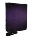 Fundal foto 2x2,3 m aubergine cu cadru metalic, panou textil