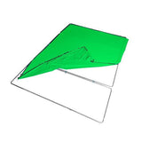 Fundal verde chroma key panoramic cu cadru metalic și picioare