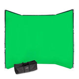 Manfrotto Fundal Chroma Key verde Panoramic cu cadru inclus 4x2.90m - View 1