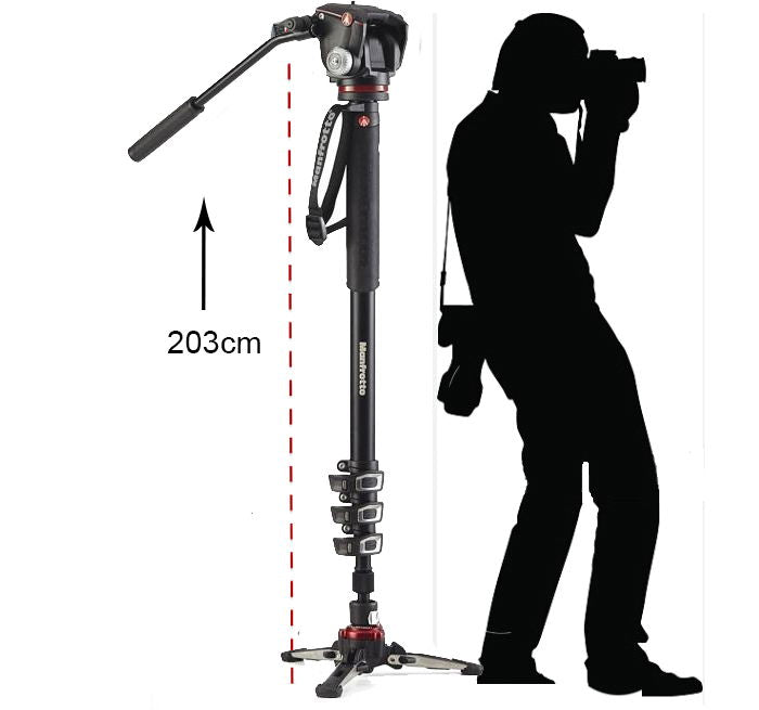 Manfrotto MVMXPROA42W Monopied video fluid dedicat Mirrorless - View 2