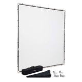 2.9x2.9m scrim kit with white diffusion panel, frame, case and clamps