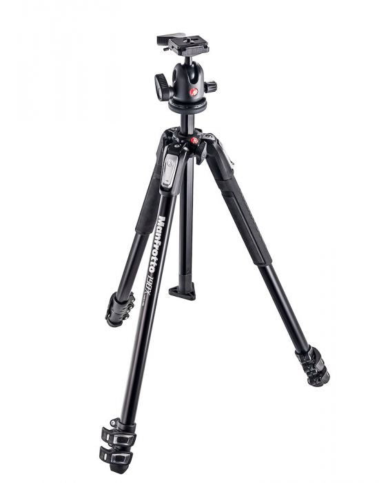 Manfrotto MK190X3-BH Kit trepied foto cu cap bila - View 1