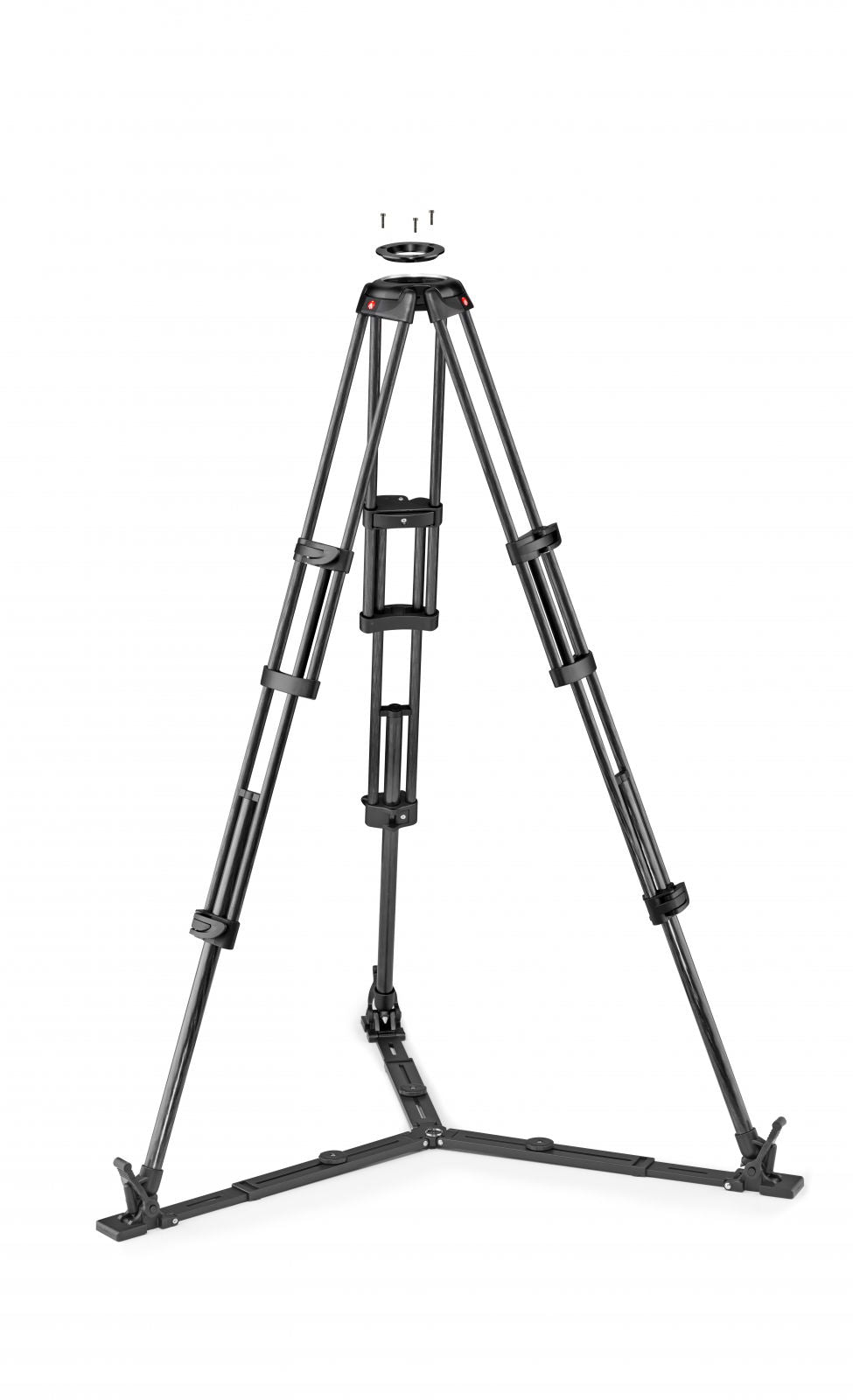 Manfrotto MVK504XTWINGC Kit Trepied video Carbon cu spreader de podea - View 4