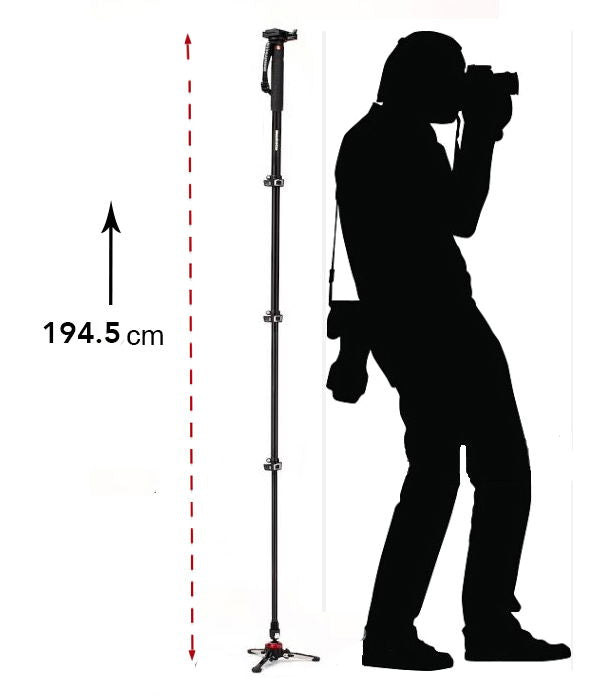 Manfrotto MVMXPROA4577 Monopied video fluid cu Quick Release - View 2