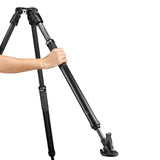 Manfrotto Nitrotech 612/ 635 Trepied video Fast Single Carbon - View 4
