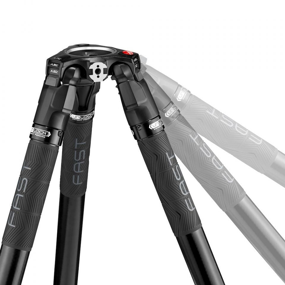 Manfrotto Nitrotech 612/ 635 Trepied video Fast Single Carbon - View 3