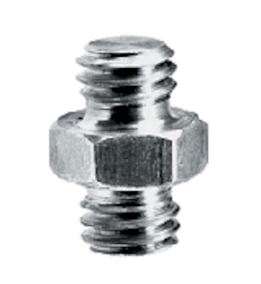 Adaptor șurub 3/8 la 3/8 din metal, filetare cu cap hexagonal