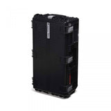 Tough TH-83 rolling hard case in black with textured shell and corner latches