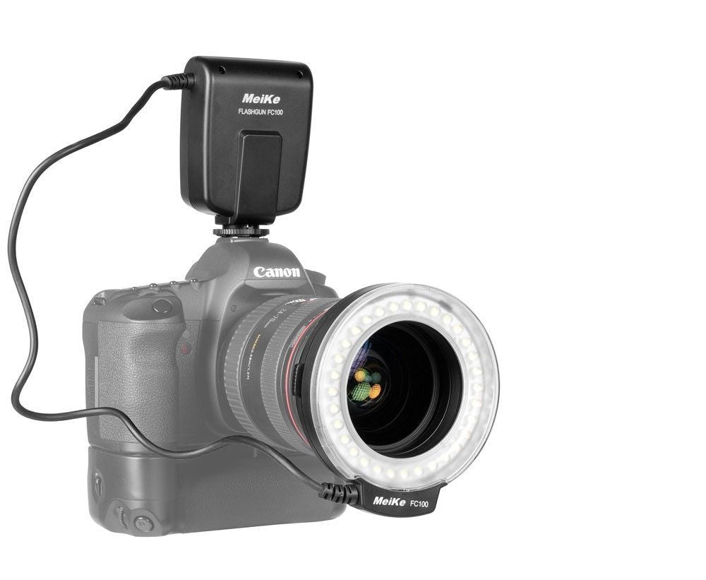 Meike FC-100 Ring Flash blit macro circular - View 3