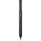 Shotgun microphone with black body and wired output plug at tip