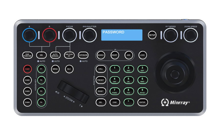 Minrray AK030 Controler camere PTZ pentru videoconferinte, difuzare si streaming live NDI - View 4