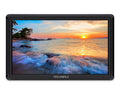 Feelworld 6-inch field monitor with black bezel and front display showing landscape scene