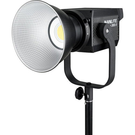 Forza 300 II LED spotlight with round front reflector head on stand