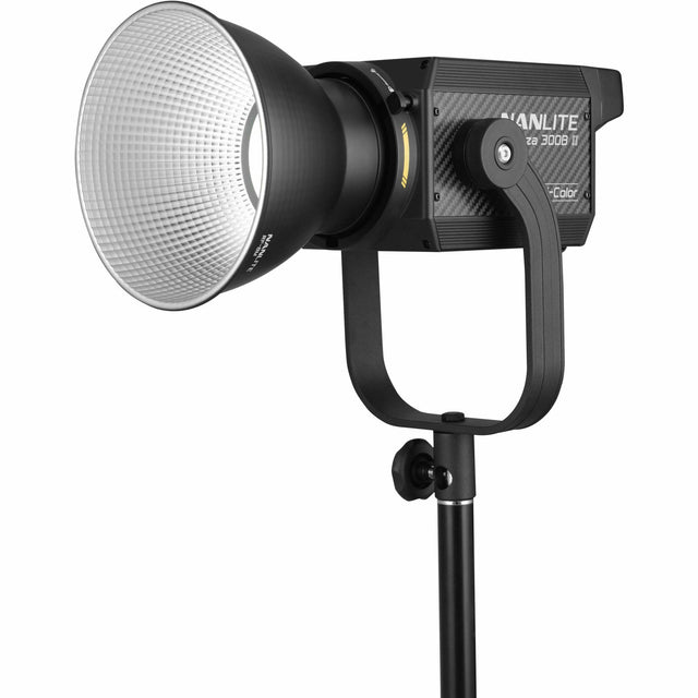 Nanlite Forza 300B II bi-color LED monolight with reflector head and barn doors