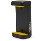 Husă/recipient rigid negru pentru accesorii cu inserție galbenă și logo vertical