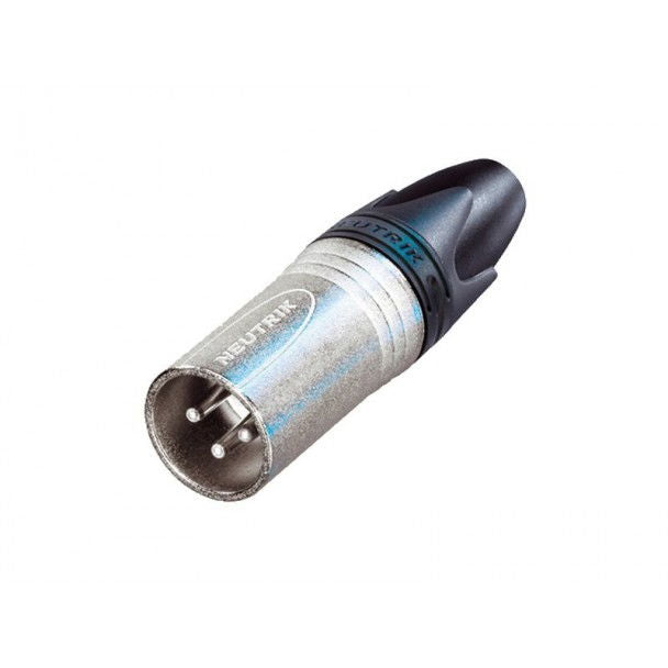 Conector XLR NEUTRIK NC3MXX metalic cu carcasă neagră