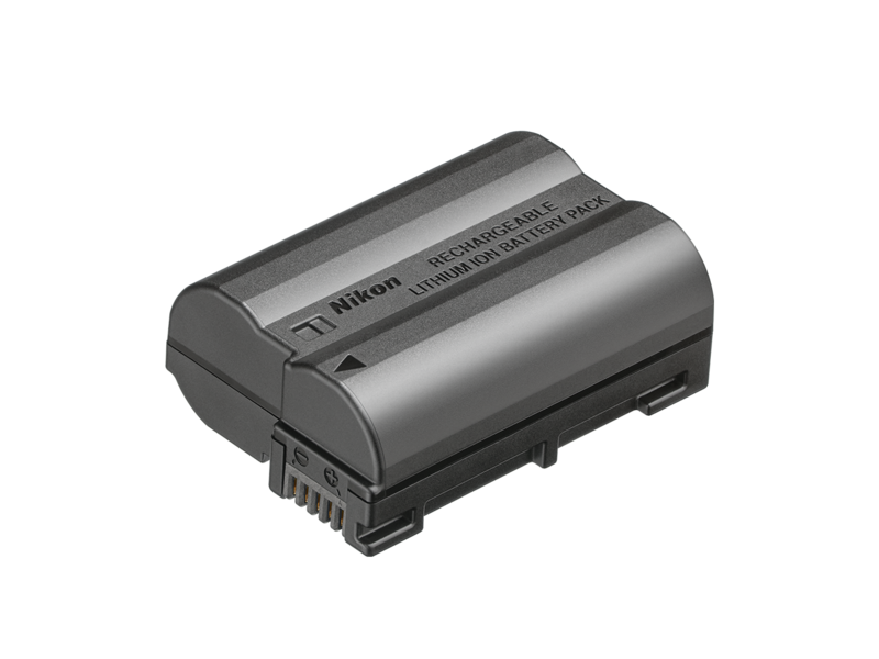 Rechargeable lithium-ion battery pack with contact terminals, Nikon Z compatible