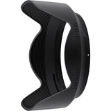 Black ribbed lens hood/cover for 24-105mm f/4-7.1 camera lens