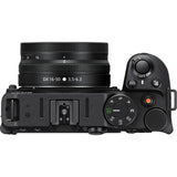 Mirrorless camera kit with 16-50mm zoom lens, top controls and mode dial