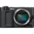 Mirrorless camera body with Z mount and LCD window, black finish