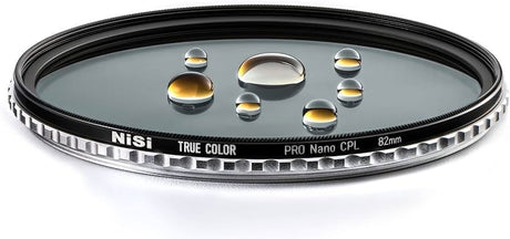 82mm CPL circular polarizer filter with True Color Nano Pro Nano ring markings