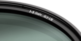 95mm variable ND filter ring showing 1–5 stops and 0.3–1.5 markings